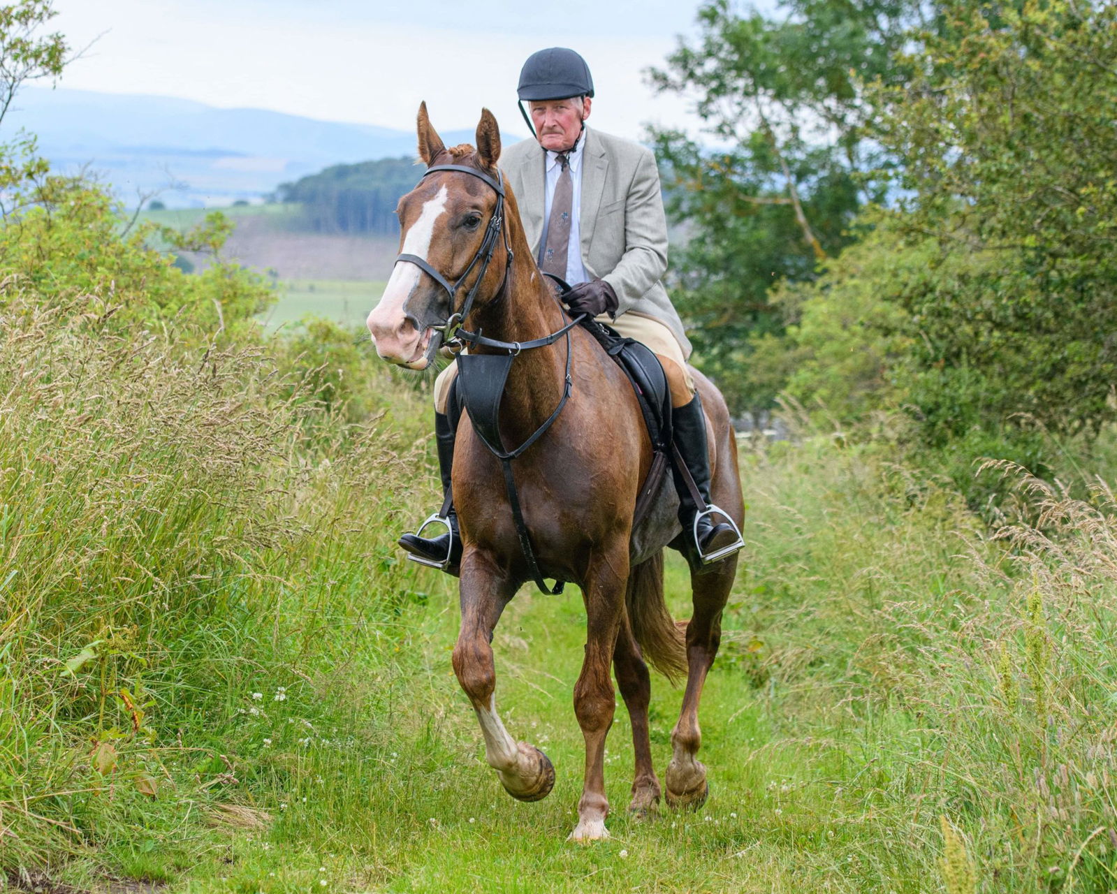 Meet a Globetrotter: Gerard Schmid - Globetrotting horse riding holidays - The Scottish Borders Ride