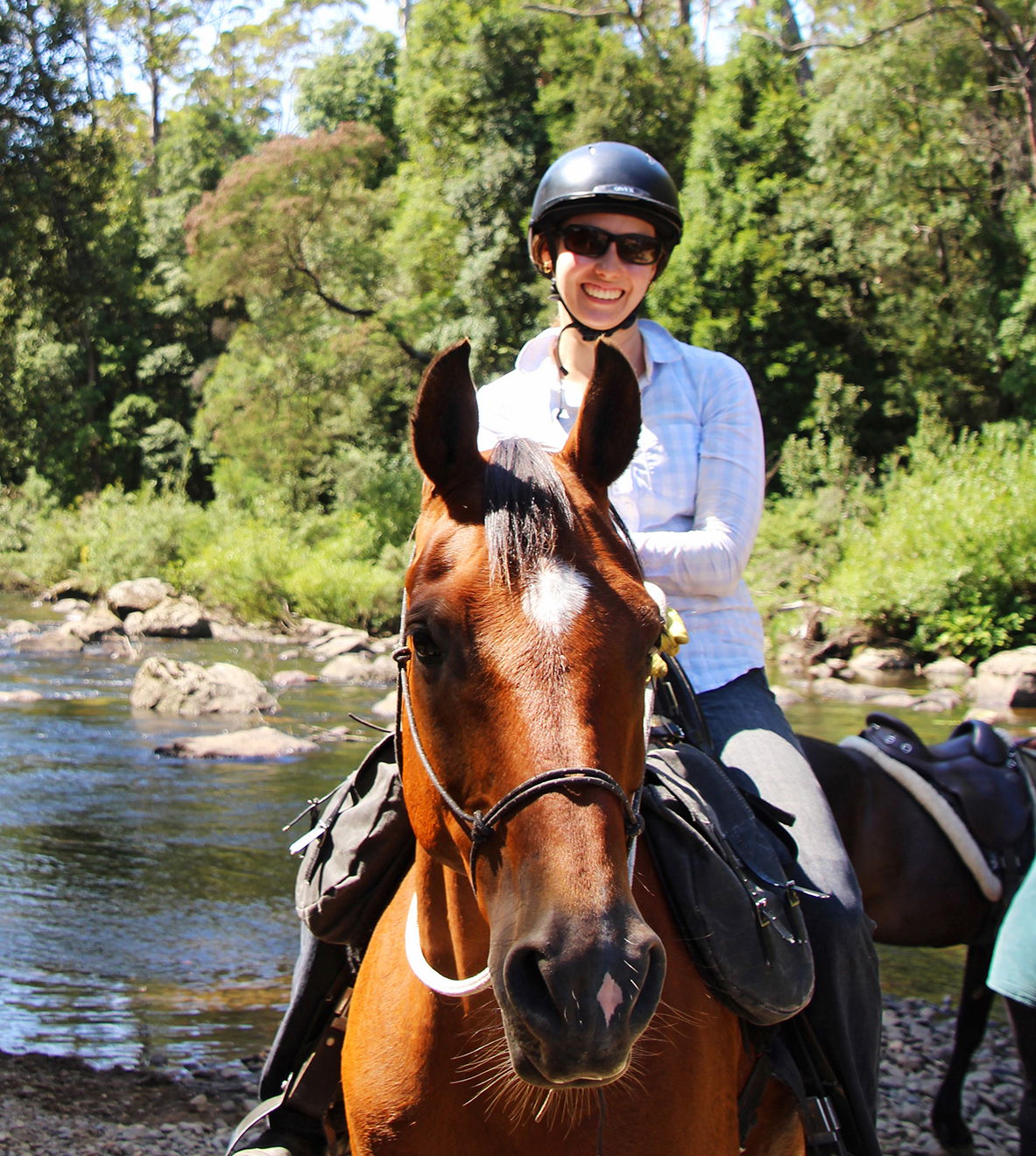 Meet a Globetrotter: Rebecca Clemmey - Tassie Tiger Trail, Australia - Globetrotting Horse Riding Holidays
