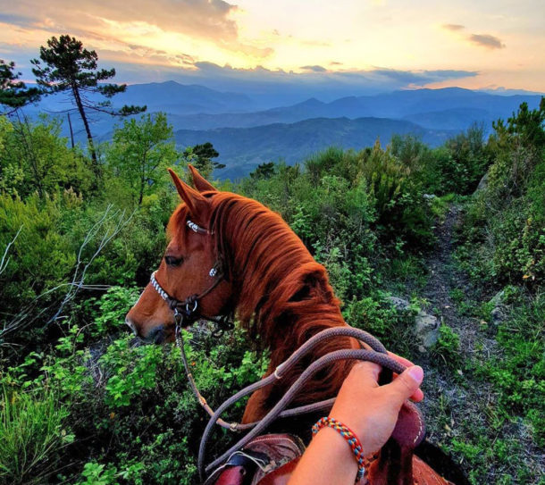 Stay Wild and Free: Selina and Vispo - Globetrotting horse riding holidays - image via @selina_and_vispo