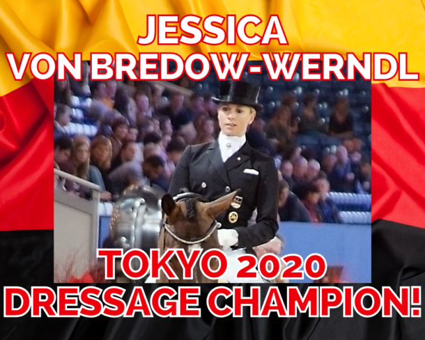 Jessica von Bredow-Werndl, Tokyo 2020 Olympic Dressage Champion - photo by WDM - World Dressage Masters on Wikimedia Commons (CC BY 2.0) - Globetrotting horse riding holidays