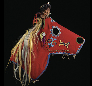 Native American Horse Masks - image via Minneapolis Institute of Art on Flickr (CC BY-NC-SA 2.0) - Globetrotting horse riding holidays
