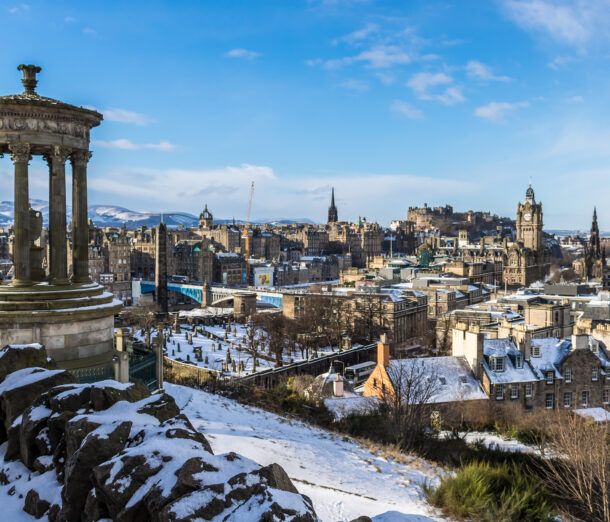 A Day Spent in Edinburgh - image by Thomas Ortega on Pexels - Globetrotting horse riding holidays