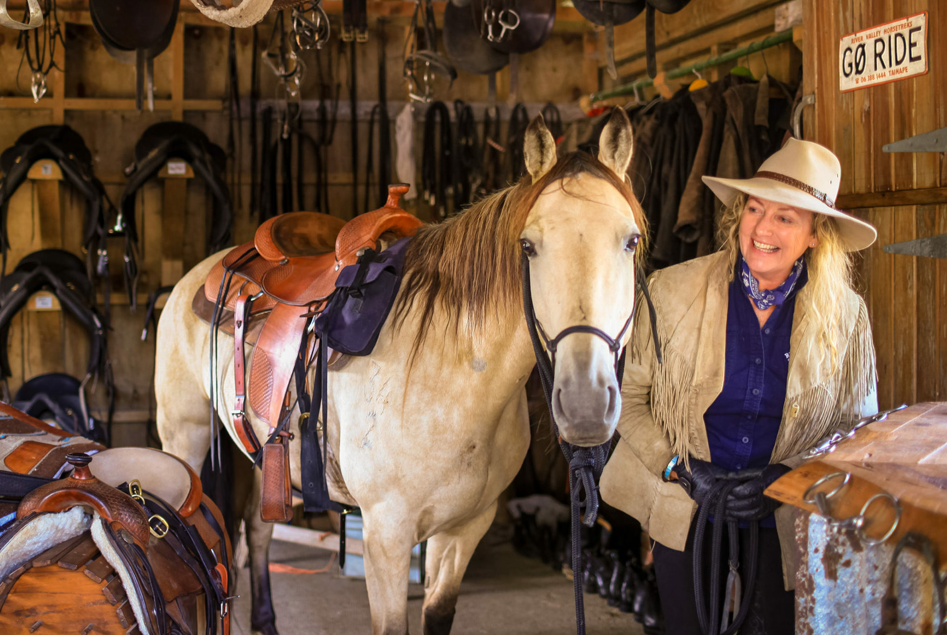 Globetrotting Guest Horse: Miss T - The River Valley Ride, North Island, New Zealand - Globetrotting horse riding holidays
