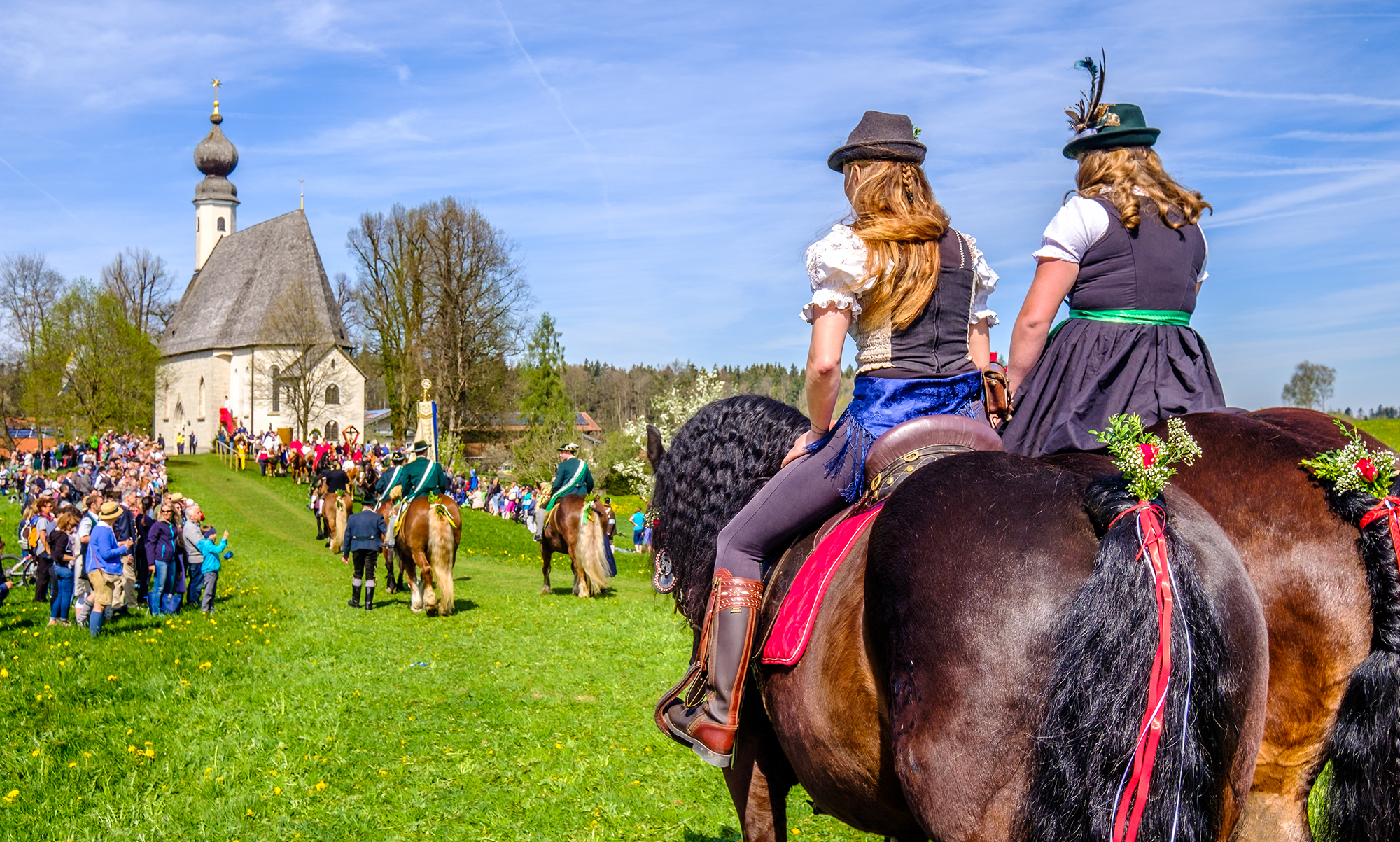 Saint George's Ride, or Georgiritt - a Very Bavarian Easter - image by FooTToo/Shutterstock.com - Globetrotting horse riding holidays