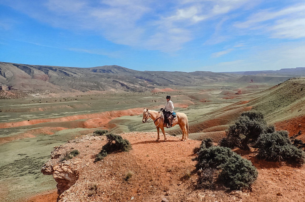 Ranch ride in Shell, Wyoming, USA - Globetrotting horse riding holidays