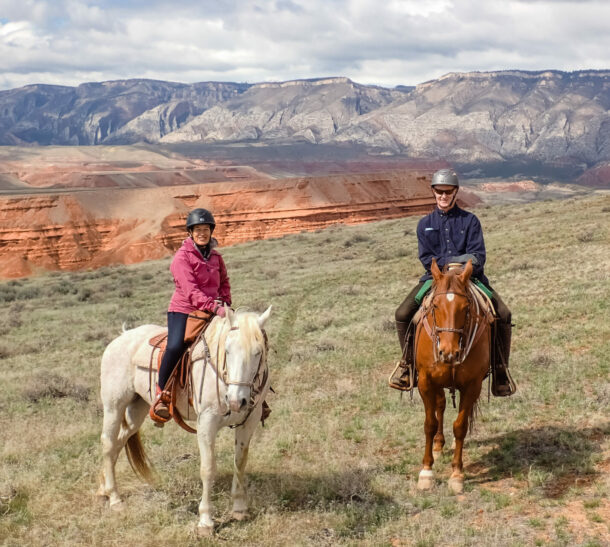 Ranch ride in Shell, Wyoming, USA - Globetrotting horse riding holidays
