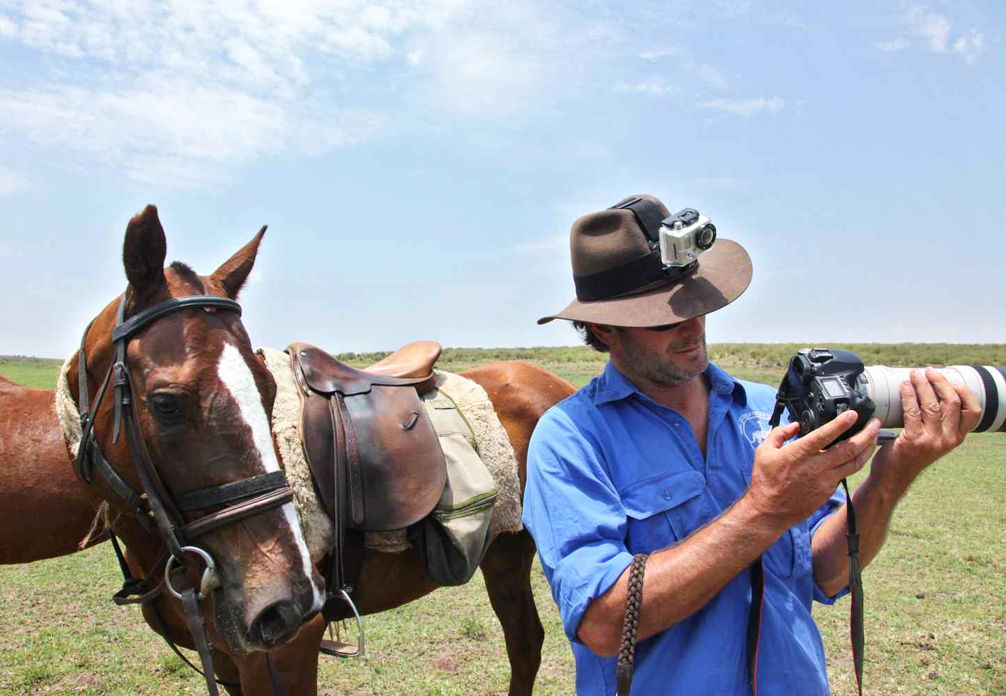 GoPro-ing on horseback - Globetrotting horse riding holidays