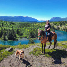 CHILKO LAKE RIDE, BC, CANADA