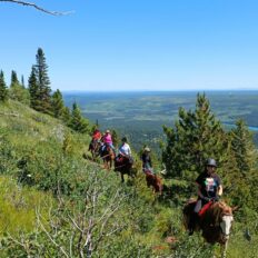 CHILKO LAKE RIDE, BC, CANADA