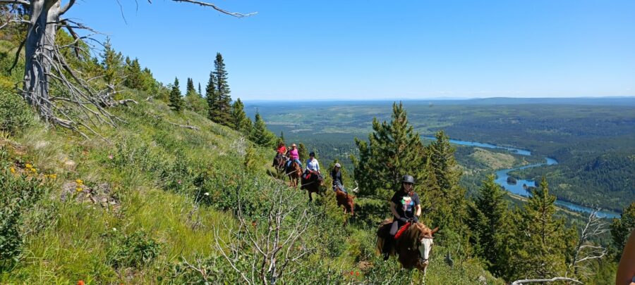 CHILKO LAKE RIDE, BC, CANADA