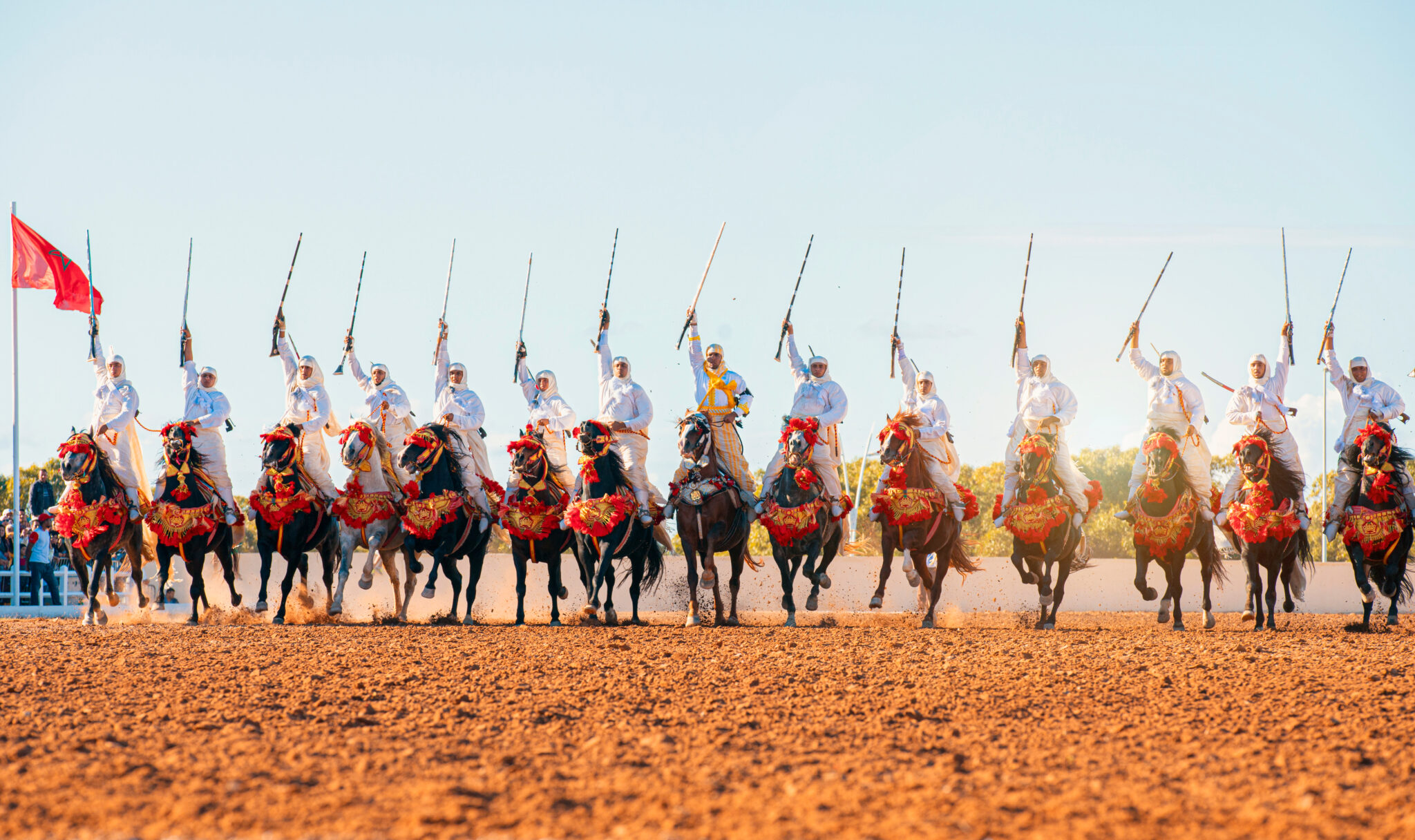 Festival Fantasia, Morocco - image by Mohamed Bahssine/Shutterstock.com - Globetrotting horse riding holidays