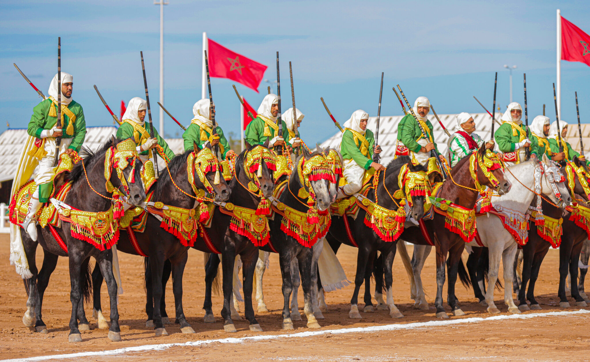 Festival Fantasia, Morocco - image by Mohamed Bahssine/Shutterstock.com - Globetrotting horse riding holidays