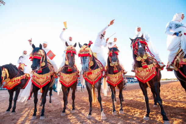 Festival Fantasia, Morocco - image by Mohamed Bahssine/Shutterstock.com - Globetrotting horse riding holidays