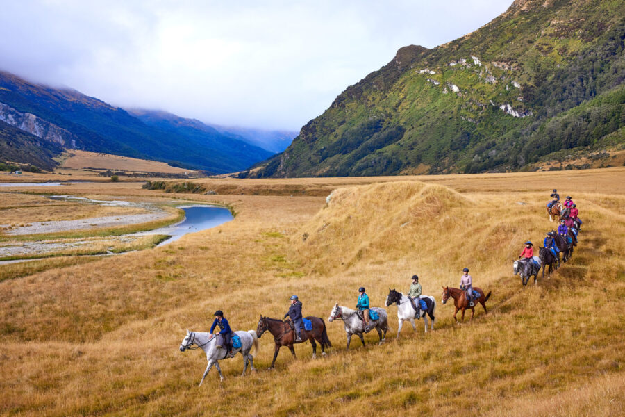 Glenorchy Back Country Ride, South Island, New Zealand - Globetrotting horse riding holidays