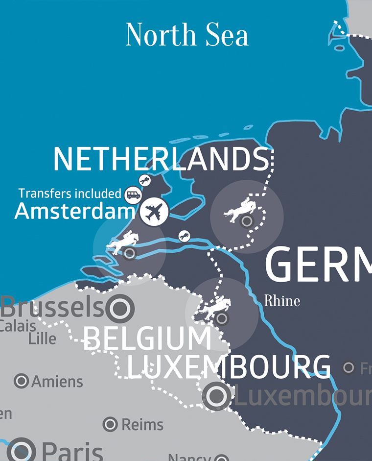 The Championship Tour, Netherlands - Map