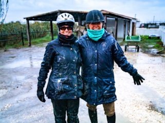 riders wearing rainproof jacket Globetrotting horse riding holidays