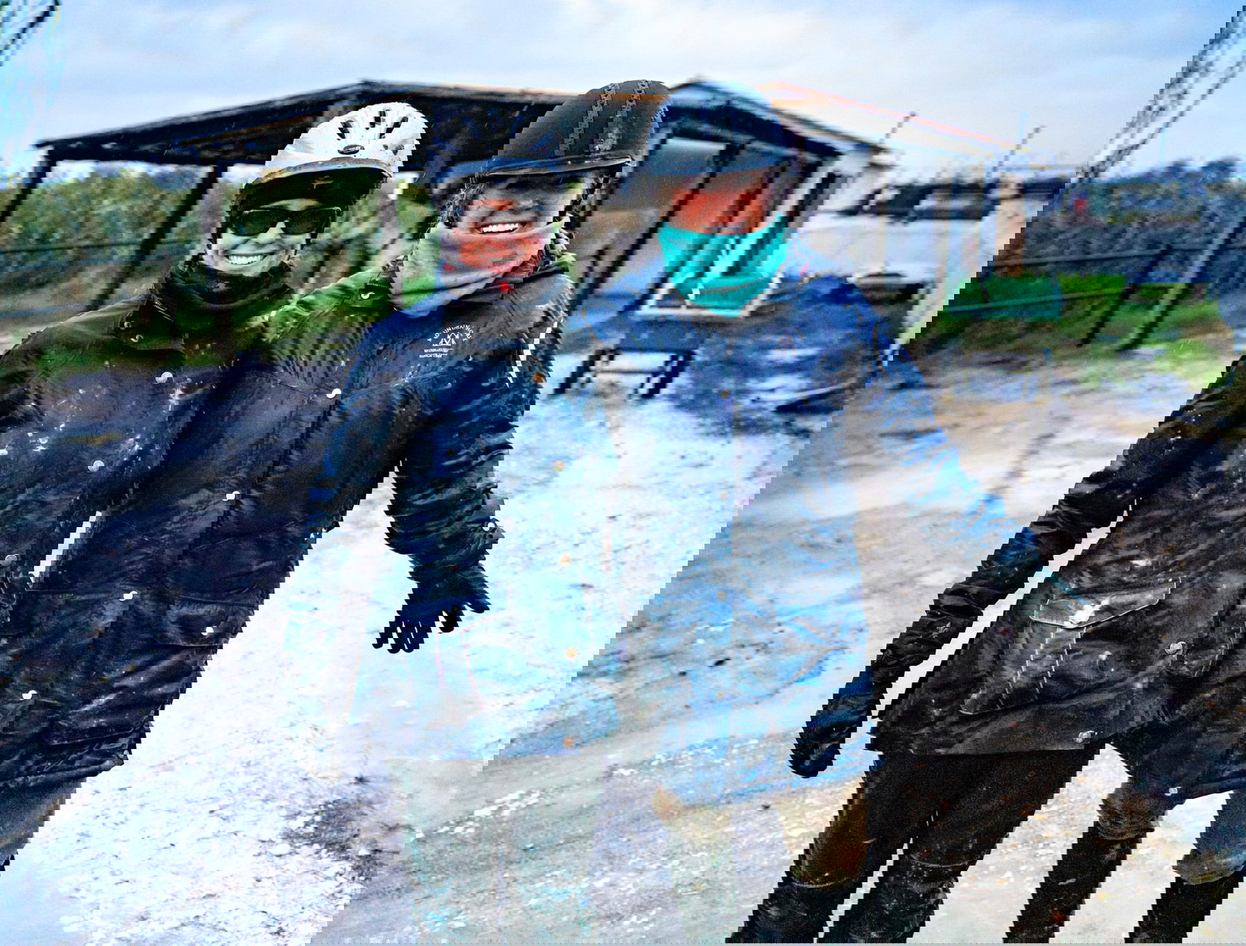 riders wearing rainproof jacket Globetrotting horse riding holidays