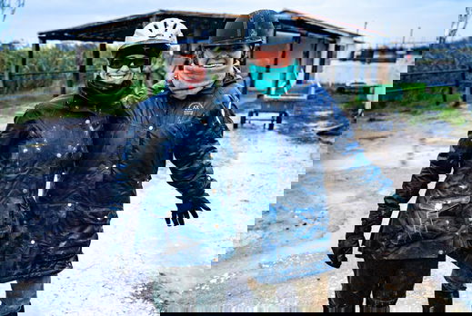 riders wearing rainproof jacket Globetrotting horse riding holidays