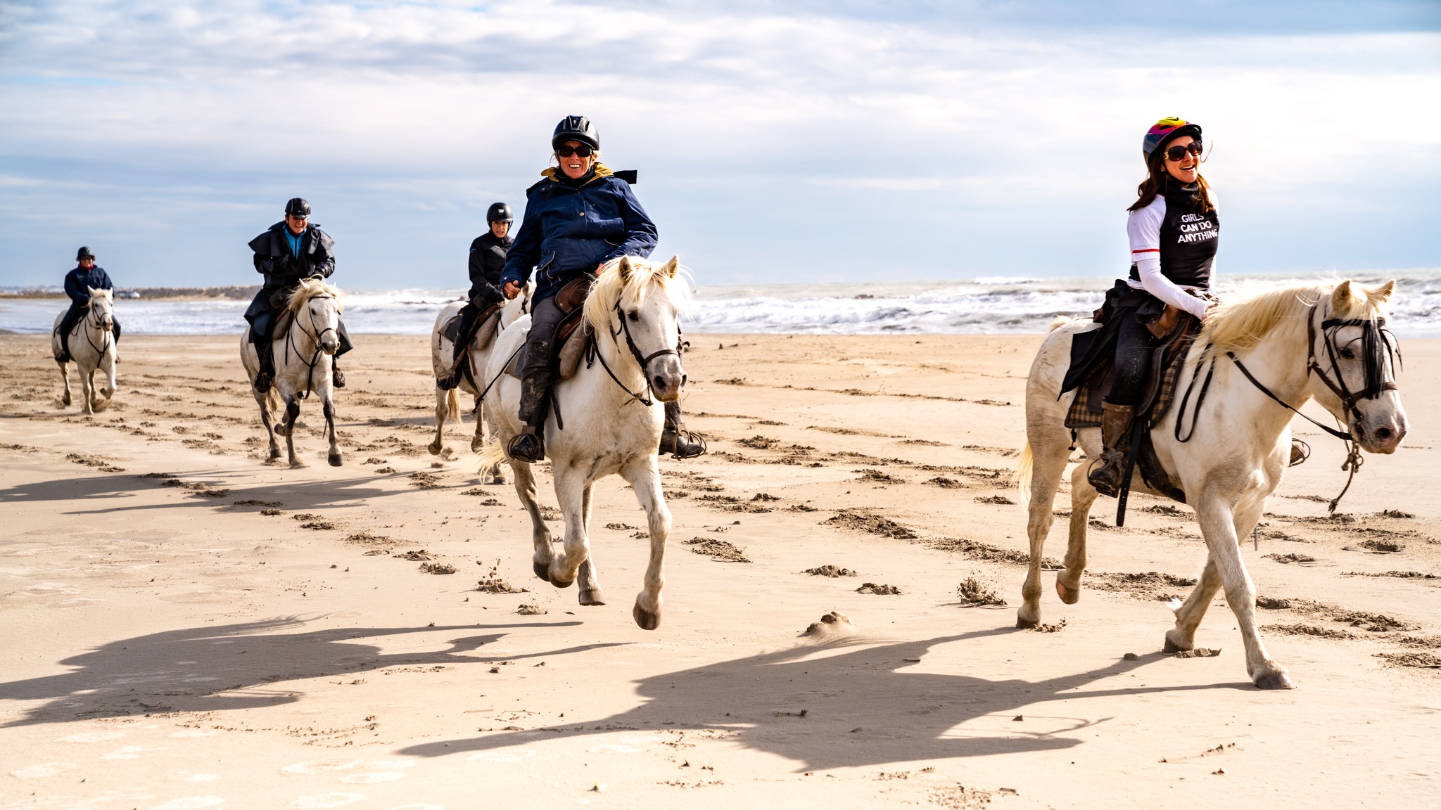 horse breed Camargue Globetrotting horse riding holiday The Camargue, France