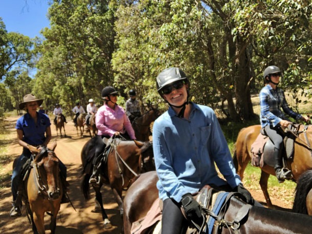 horse riding holiday Margaret River