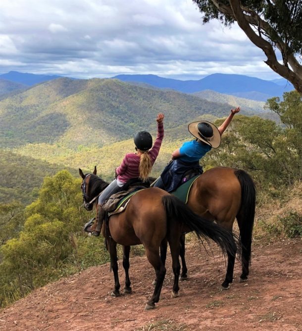 Globetrotting horse riding holiday Howqua River Ride, Victoria, Australia