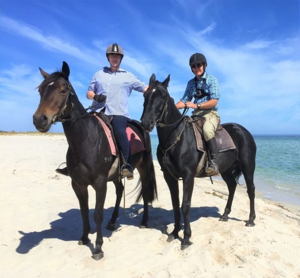Globetrotting horse riding holiday Margaret River