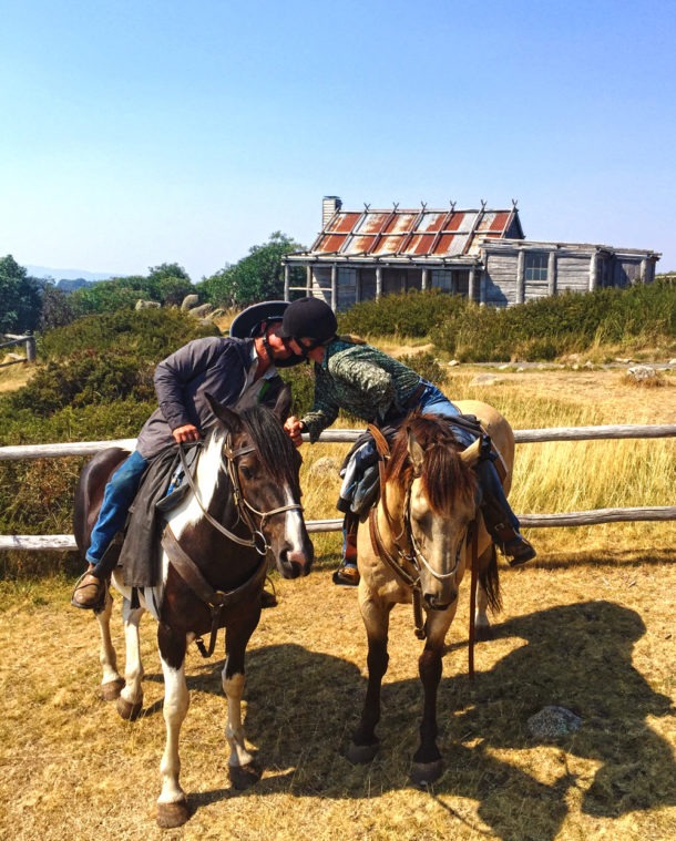 horse riding holiday Craig's Hut & High Country ride Victoria, Australia