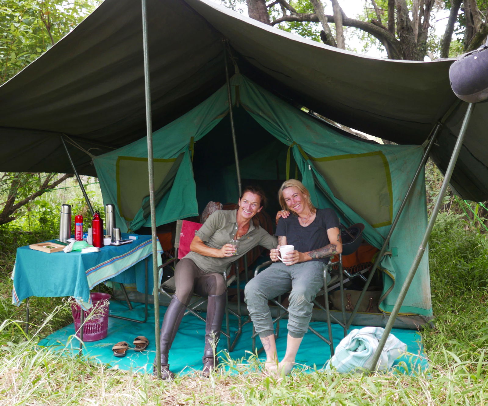 horse riding safari in the Maasai Mara, Kenya