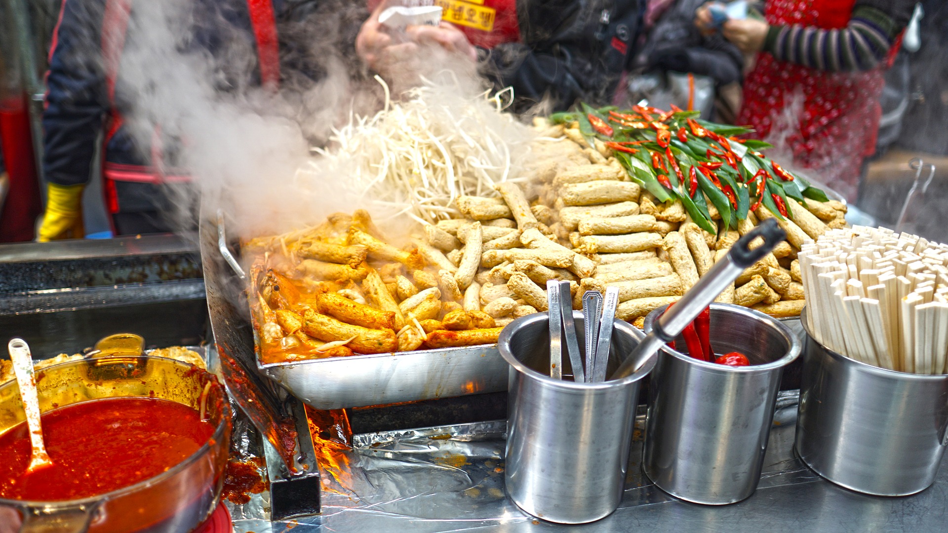 exotic street food served on the go