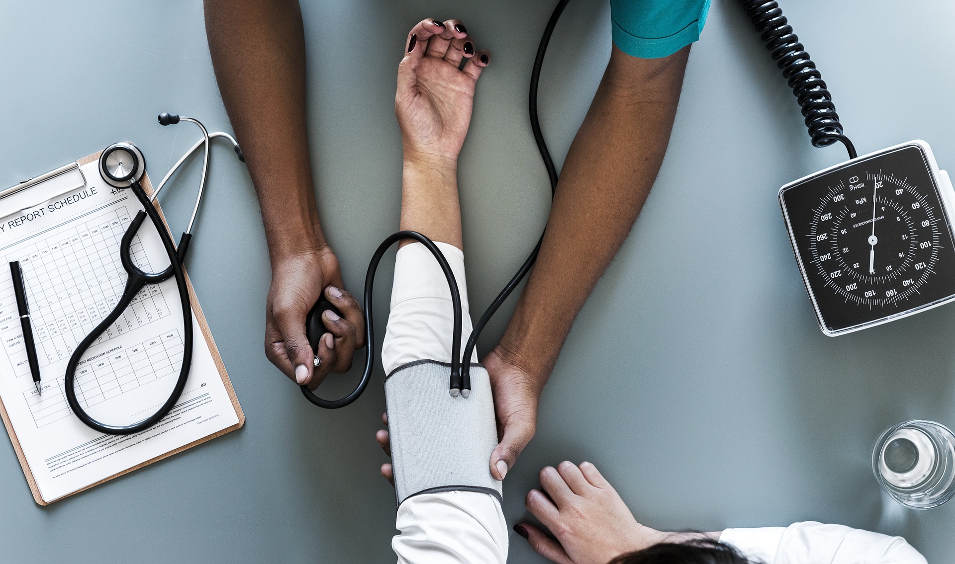 blood pressure check with doctor