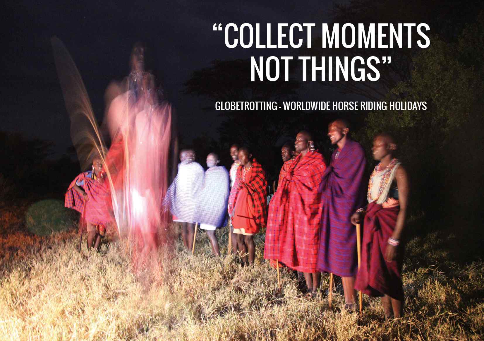 cultural experience on a horse riding safari africa