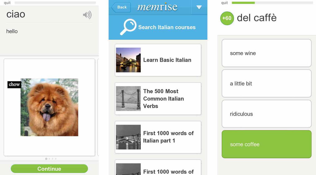 iphone app for learning a language