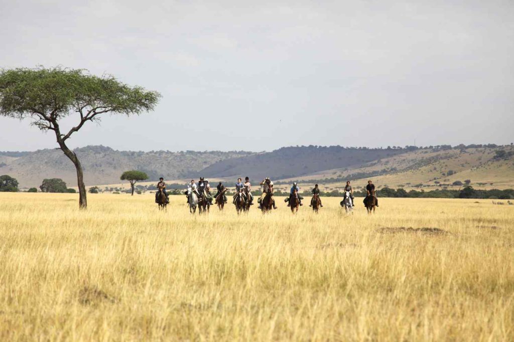 Horse riding holiday Kenya